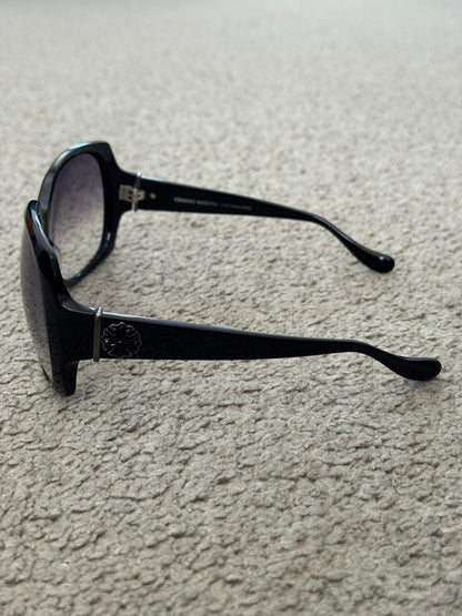 Chrome Hearts "Golden Valley" Cross Shield Sunglasses