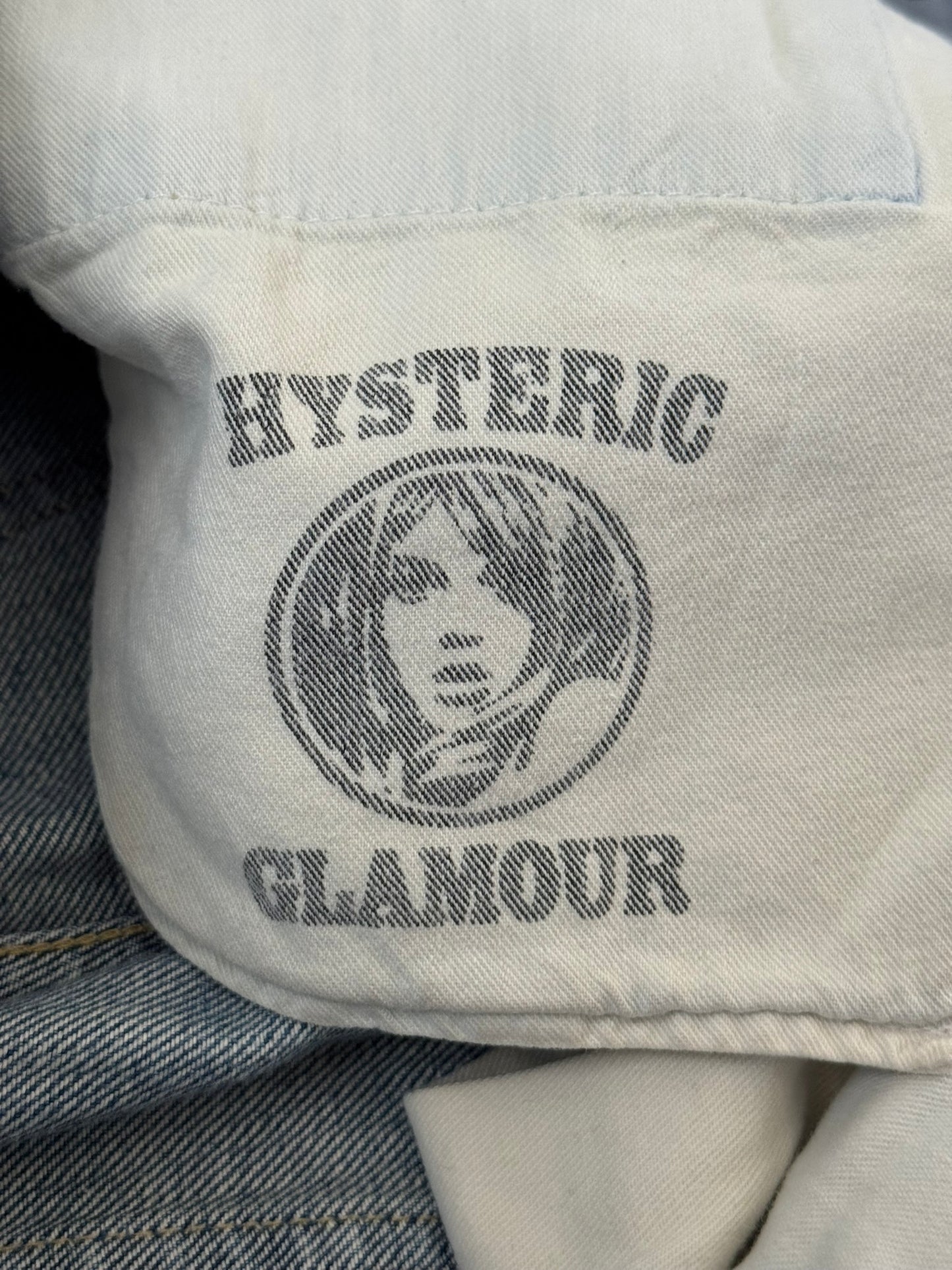 Hysteric Glamour Patchwork Repaired Studded Denim Jeans