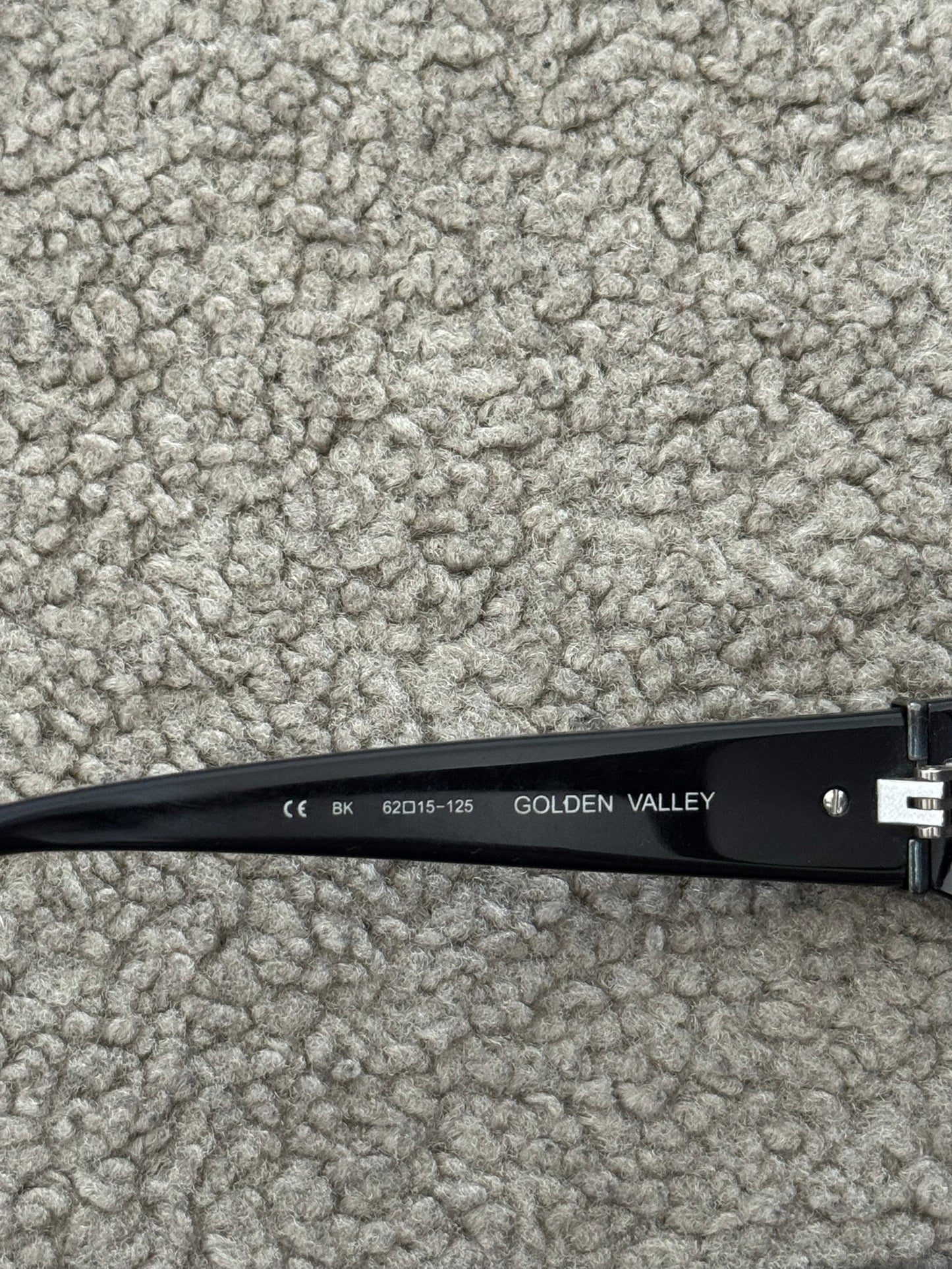 Chrome Hearts "Golden Valley" Cross Shield Sunglasses