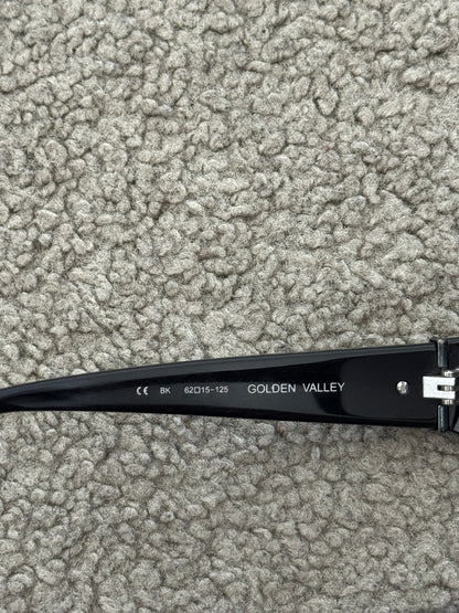 Chrome Hearts "Golden Valley" Cross Shield Sunglasses