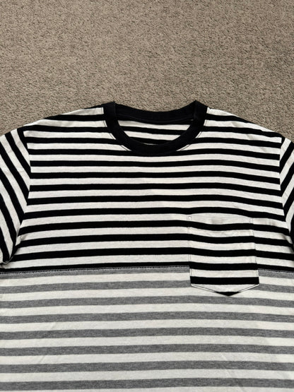 FW11 Comme Des Garcons Homme Split Striped Pocket T Shirt
