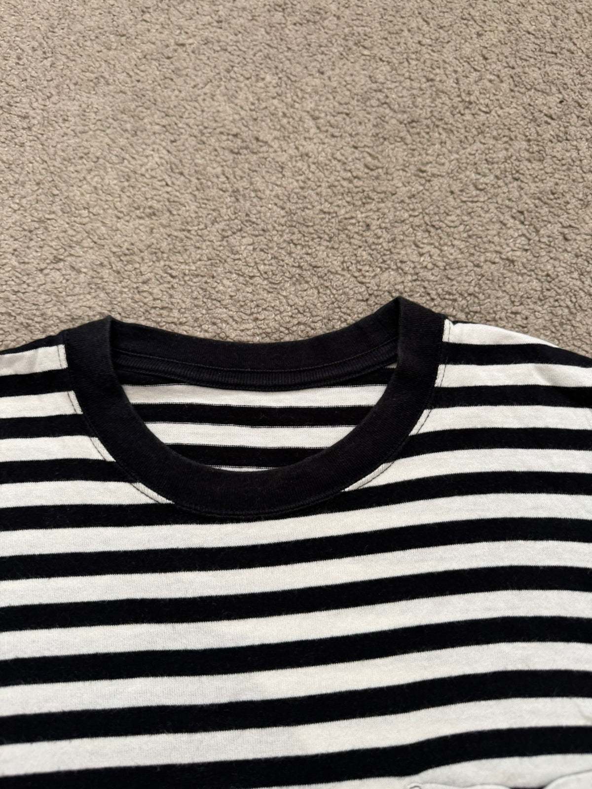 FW11 Comme Des Garcons Homme Split Striped Pocket T Shirt