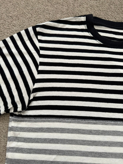 FW11 Comme Des Garcons Homme Split Striped Pocket T Shirt