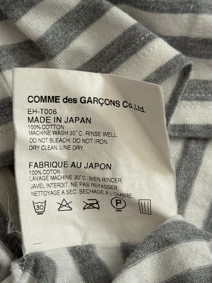 FW11 Comme Des Garcons Homme Split Striped Pocket T Shirt