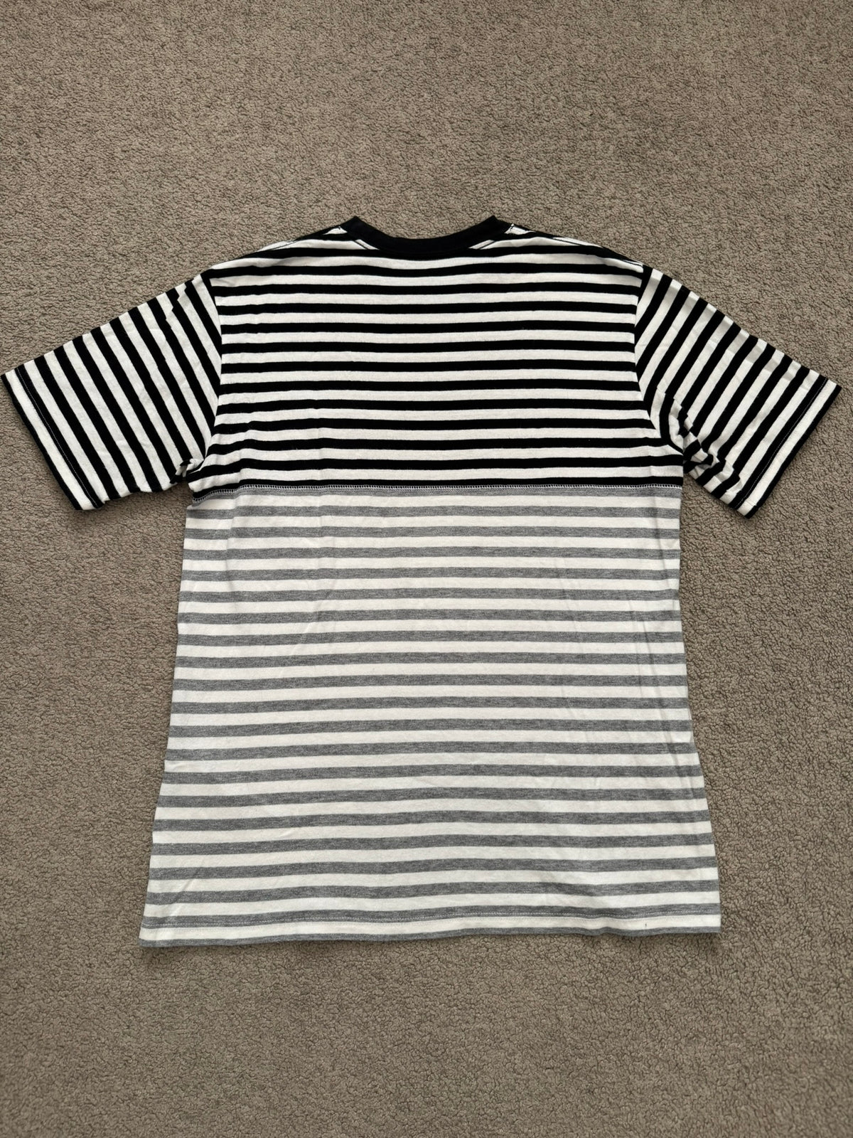 FW11 Comme Des Garcons Homme Split Striped Pocket T Shirt