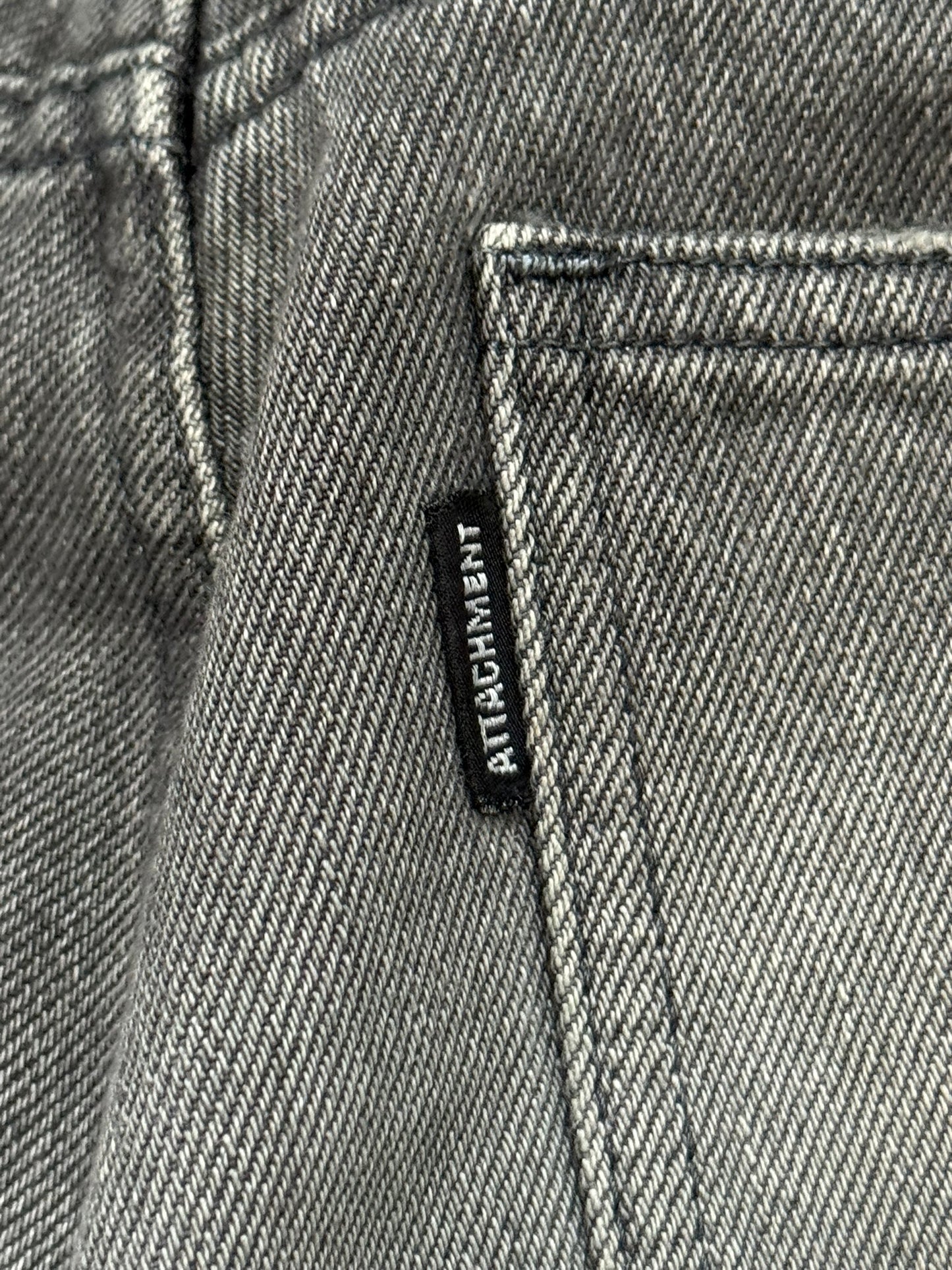 Kazuyuki Kumagai Attachment J-Cut Painted Denim Jeans
