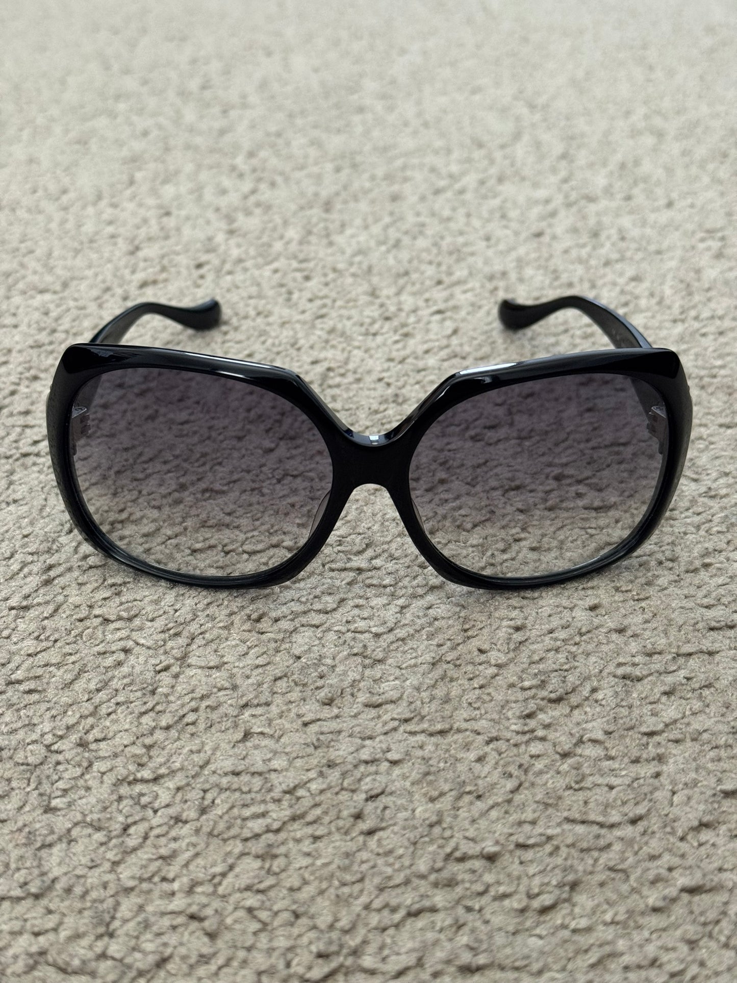 Chrome Hearts "Golden Valley" Cross Shield Sunglasses