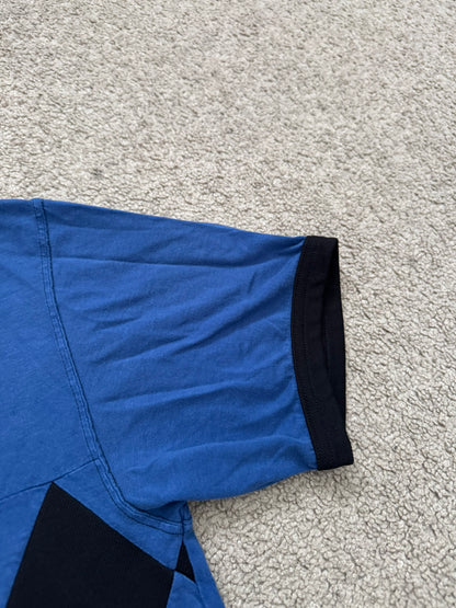 SS03 Comme Des Garcons Homme Plus Blue Argyle Ringer T Shirt