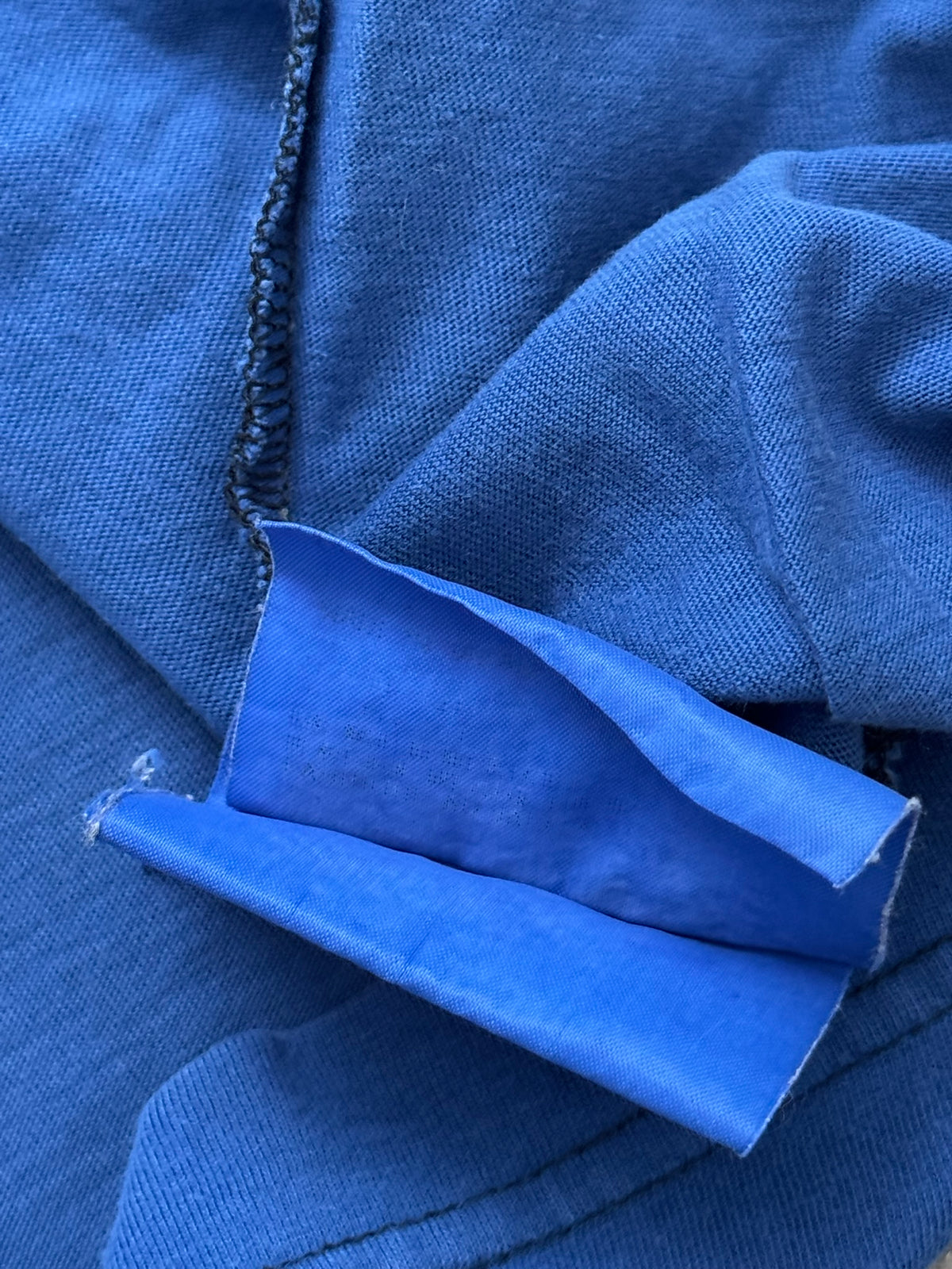 SS03 Comme Des Garcons Homme Plus Blue Argyle Ringer T Shirt