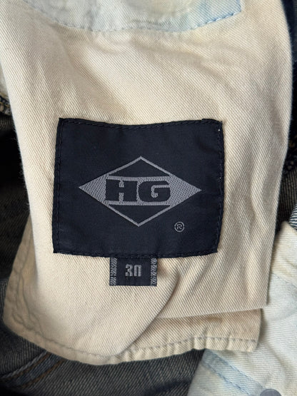 Hysteric Glamour Distressed Studded Flared Denim Jeans