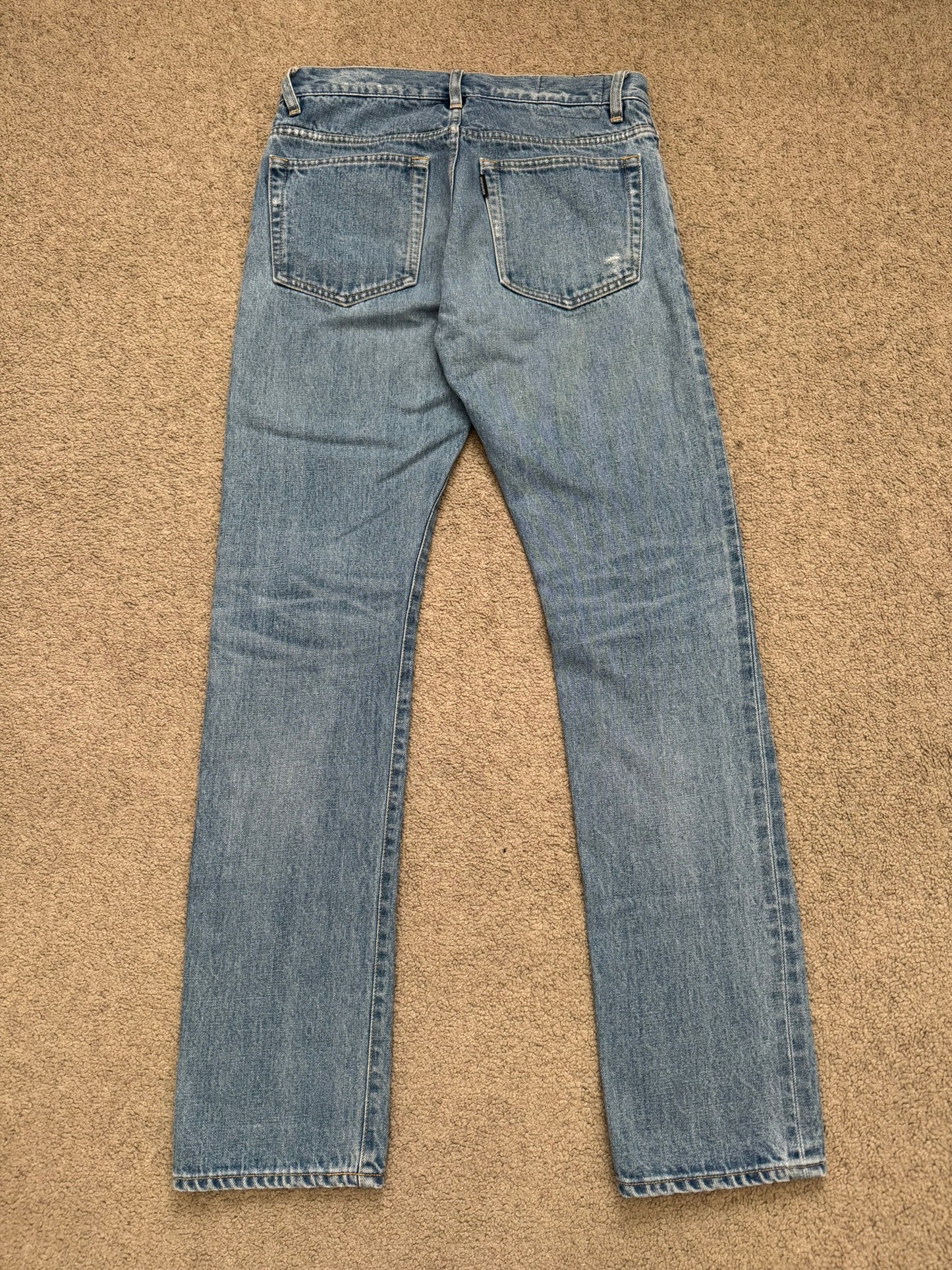Kazuyuki Kumagai Attachment Selvedge Distressed Denim Jeans