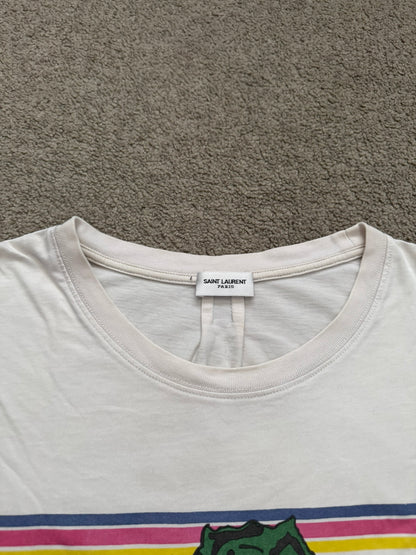 SS16 Saint Laurent by Hedi Slimane T-Rex Dinosaur T Shirt