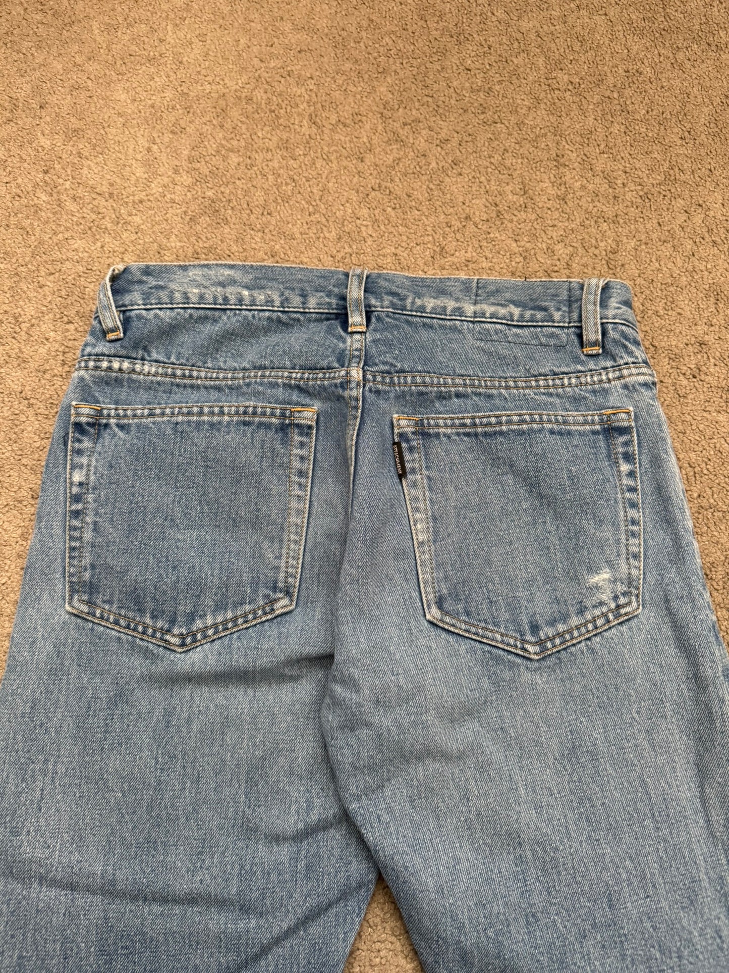 Kazuyuki Kumagai Attachment Selvedge Distressed Denim Jeans