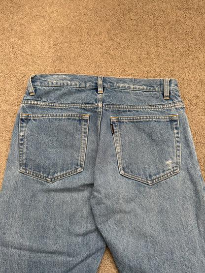 Kazuyuki Kumagai Attachment Selvedge Distressed Denim Jeans