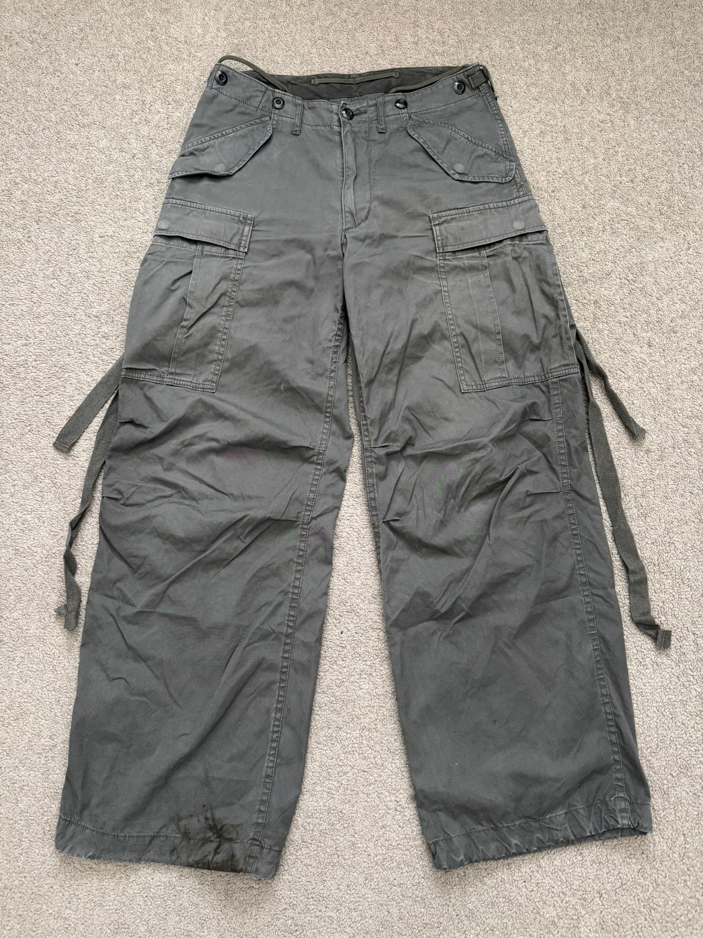Kazuyuki Kumagai Attachment Bondage Wide M-51 Cargo Pants