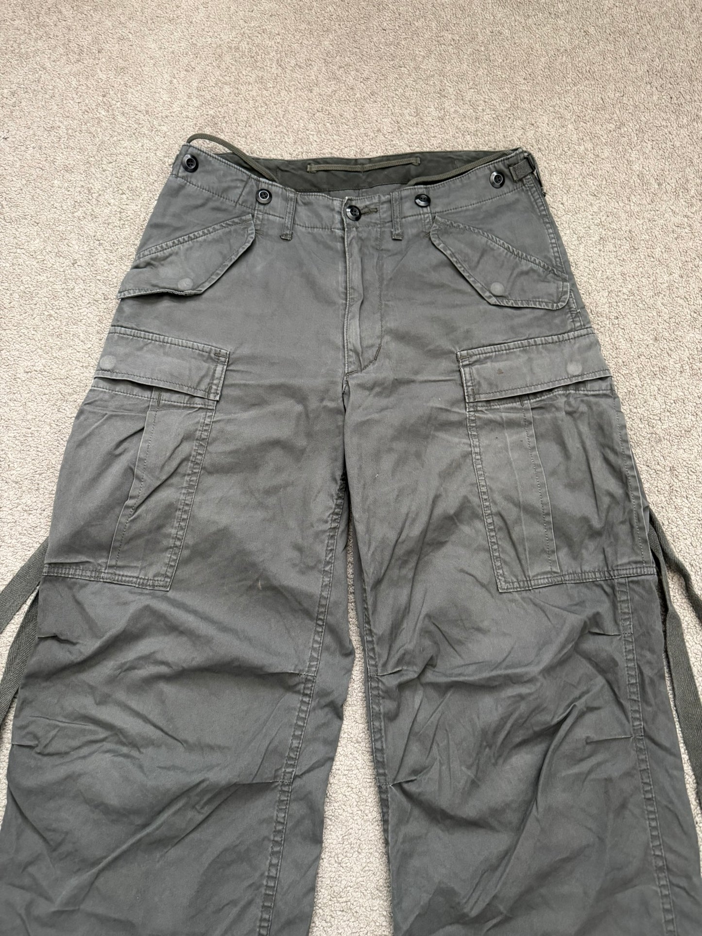 Kazuyuki Kumagai Attachment Bondage Wide M-51 Cargo Pants