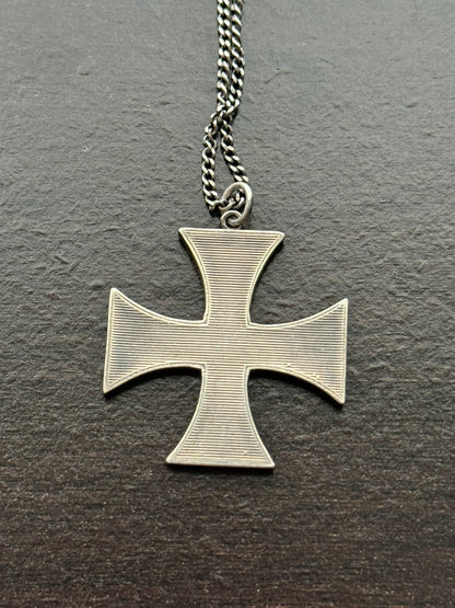 Enfants Riches Deprimes Sterling Silver Logo Cross Necklace