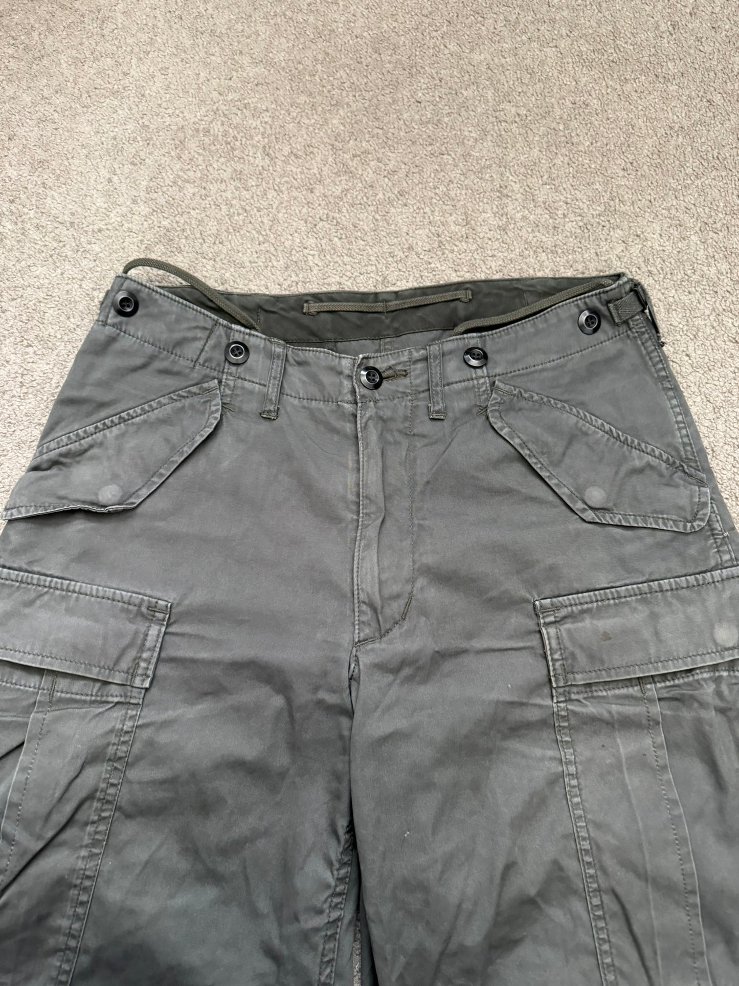 Kazuyuki Kumagai Attachment Bondage Wide M-51 Cargo Pants