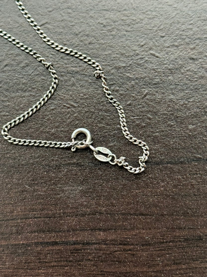 Enfants Riches Deprimes Sterling Silver Logo Cross Necklace