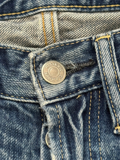 Hysteric Glamour Distressed Patch Studded Denim Jeans