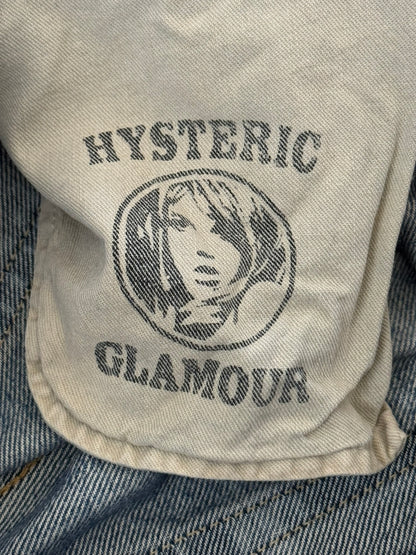 Hysteric Glamour Distressed Patch Studded Denim Jeans
