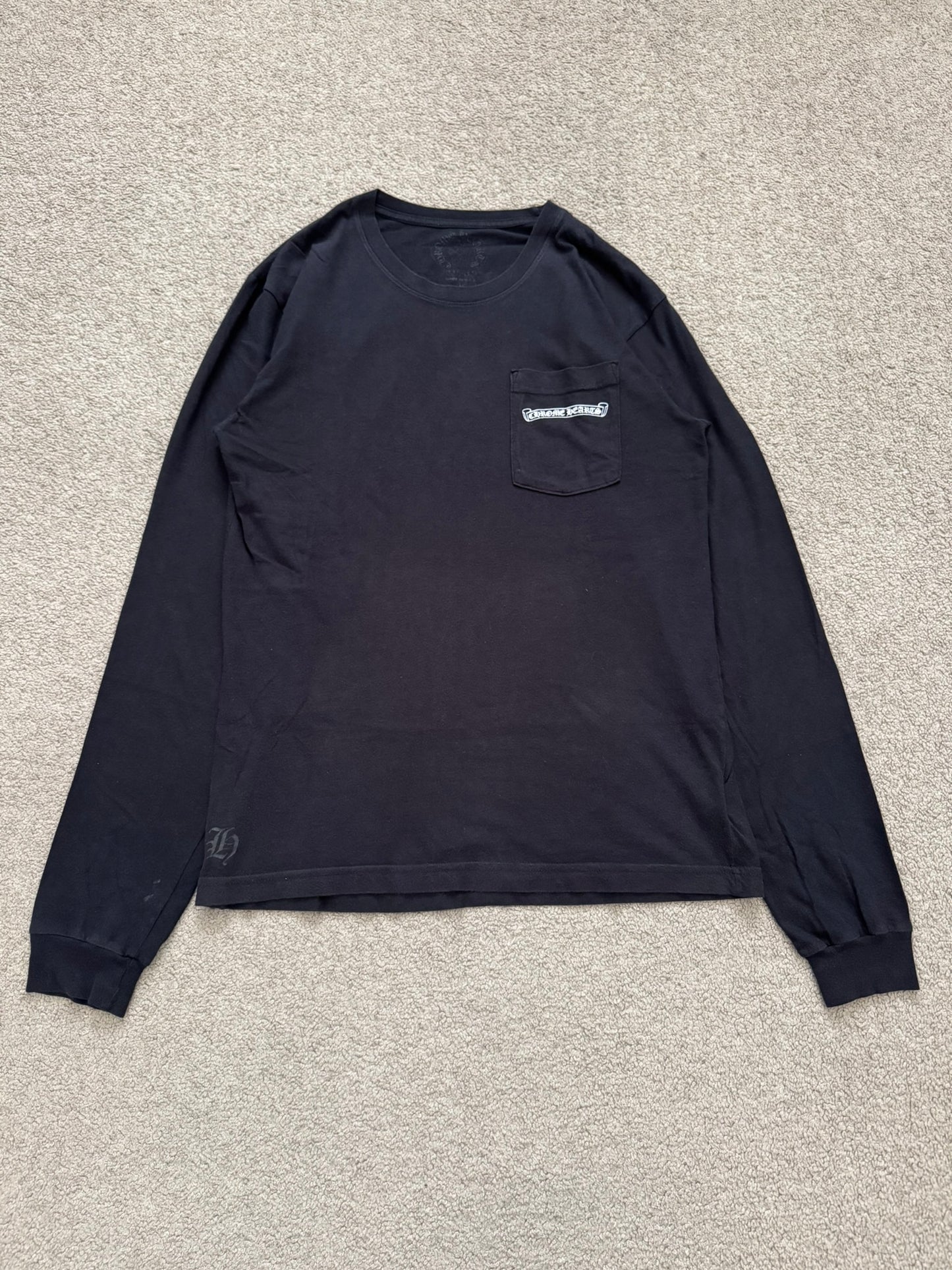 Chrome Hearts Back Script Logo Long Sleeve T Shirt