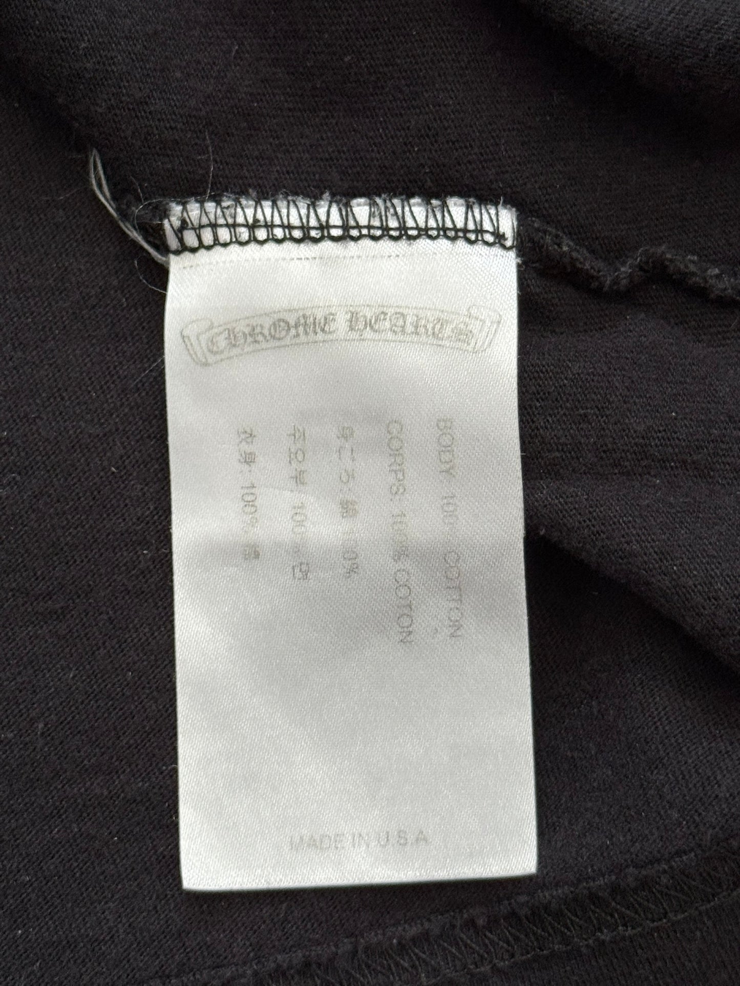 Chrome Hearts Back Script Logo Long Sleeve T Shirt