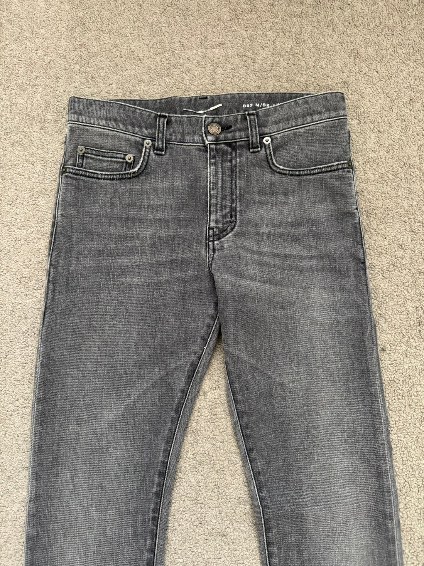 SS14 Saint Laurent by Hedi Slimane Washed D02 Denim Jeans