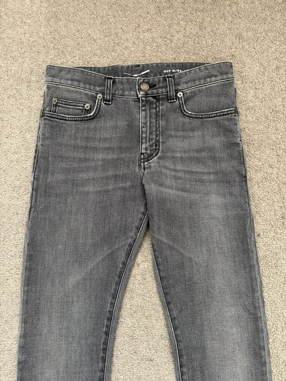 SS14 Saint Laurent by Hedi Slimane Washed D02 Denim Jeans