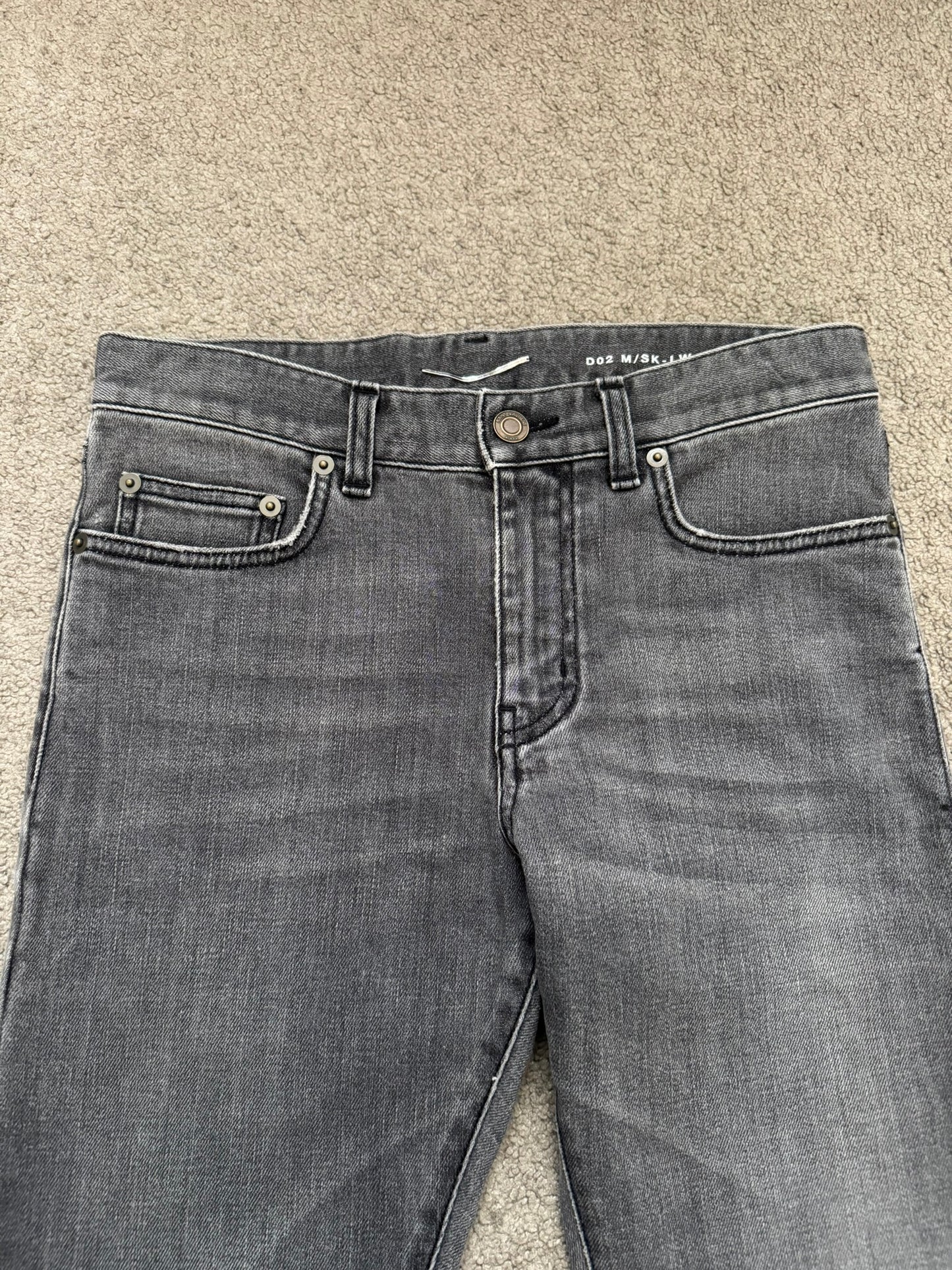 SS14 Saint Laurent by Hedi Slimane Washed D02 Denim Jeans