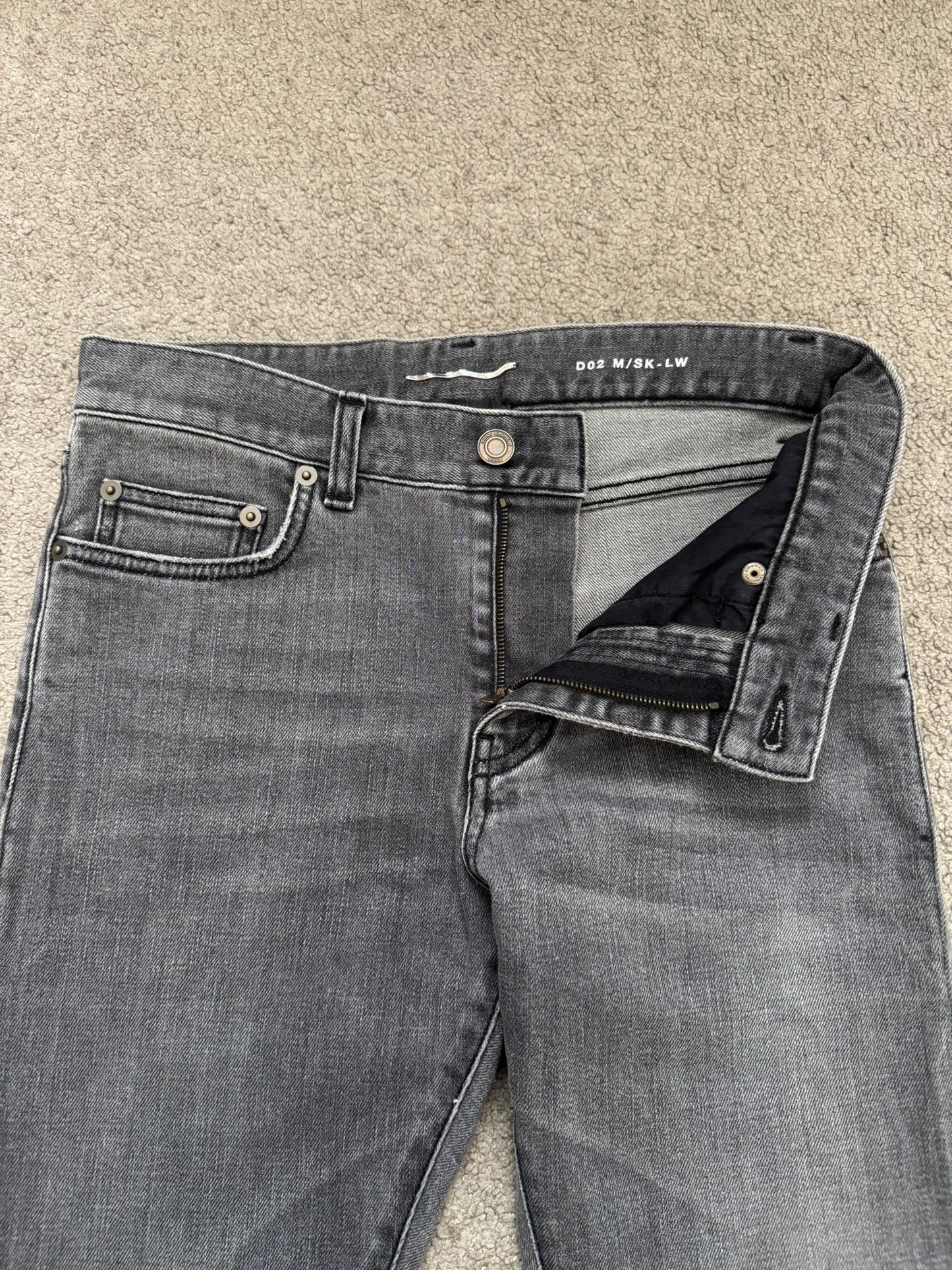 SS14 Saint Laurent by Hedi Slimane Washed D02 Denim Jeans
