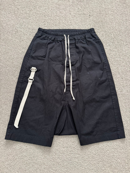 FW19 Rick Owens Mainline "Larry" D Ring Pods Shorts