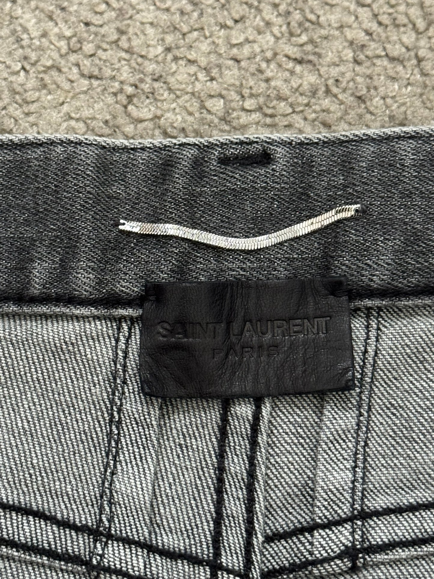 SS14 Saint Laurent by Hedi Slimane Washed D02 Denim Jeans