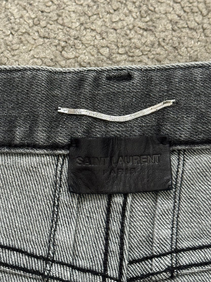 SS14 Saint Laurent by Hedi Slimane Washed D02 Denim Jeans