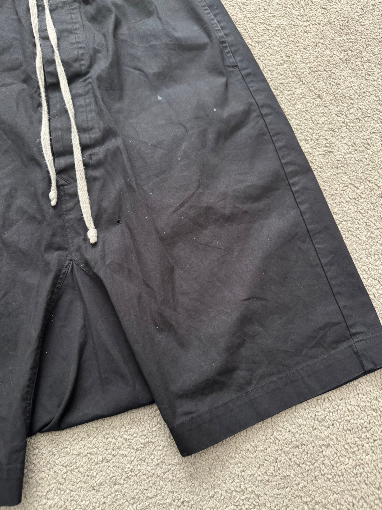 FW19 Rick Owens Mainline "Larry" D Ring Pods Shorts