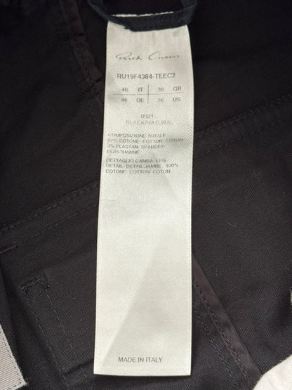 FW19 Rick Owens Mainline "Larry" D Ring Pods Shorts