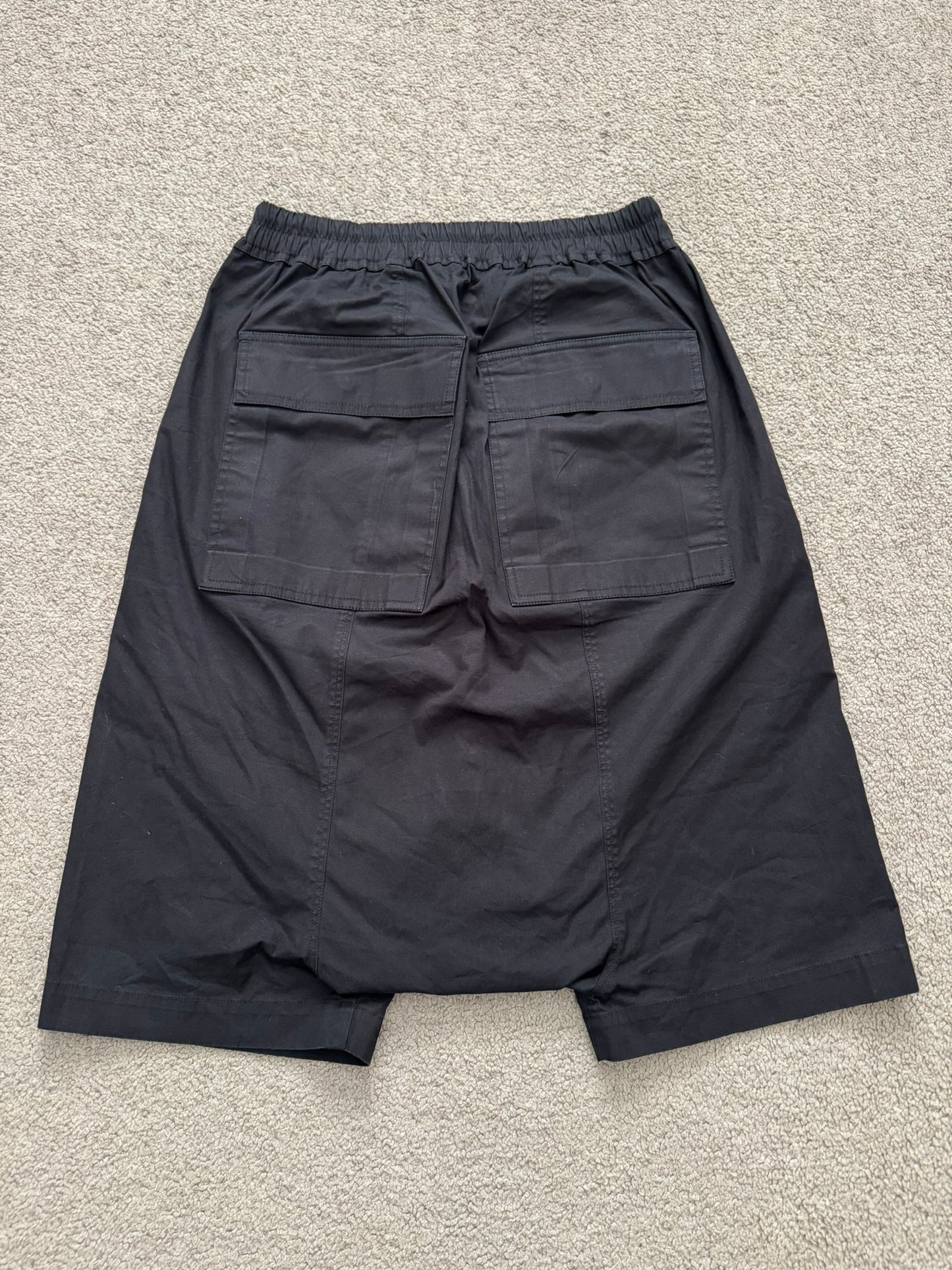 FW19 Rick Owens Mainline "Larry" D Ring Pods Shorts