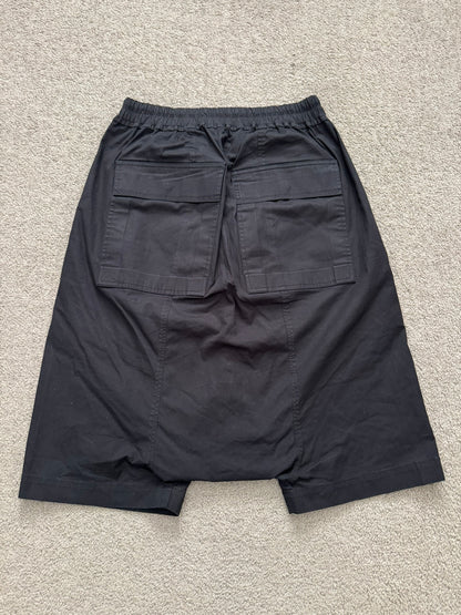 FW19 Rick Owens Mainline "Larry" D Ring Pods Shorts