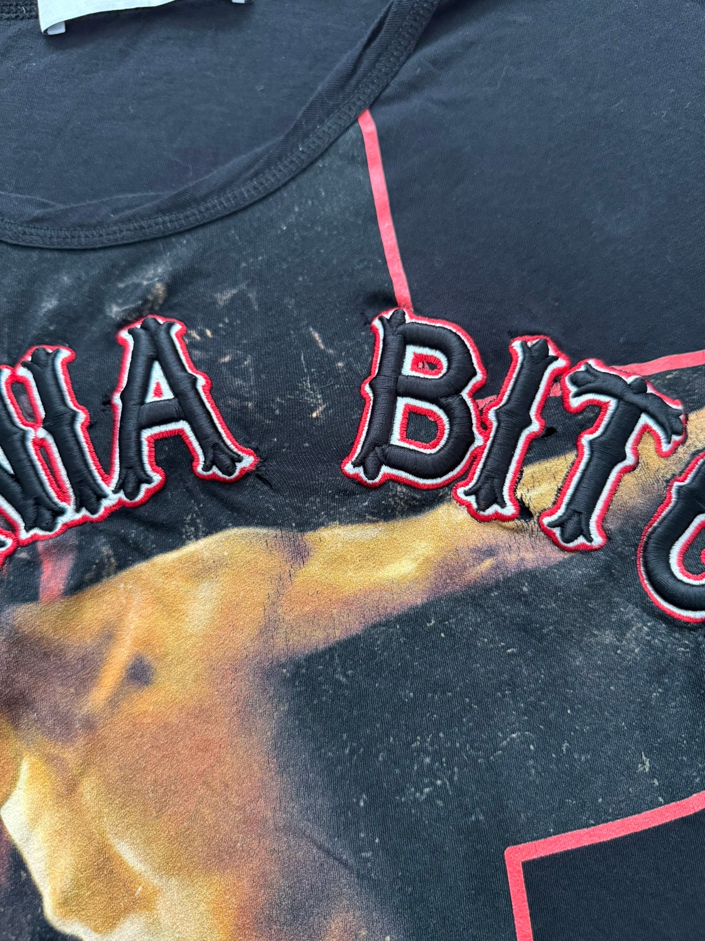 SS15 Givenchy by Riccardo Tisci "Virginia Bitch" Cross T Shirt