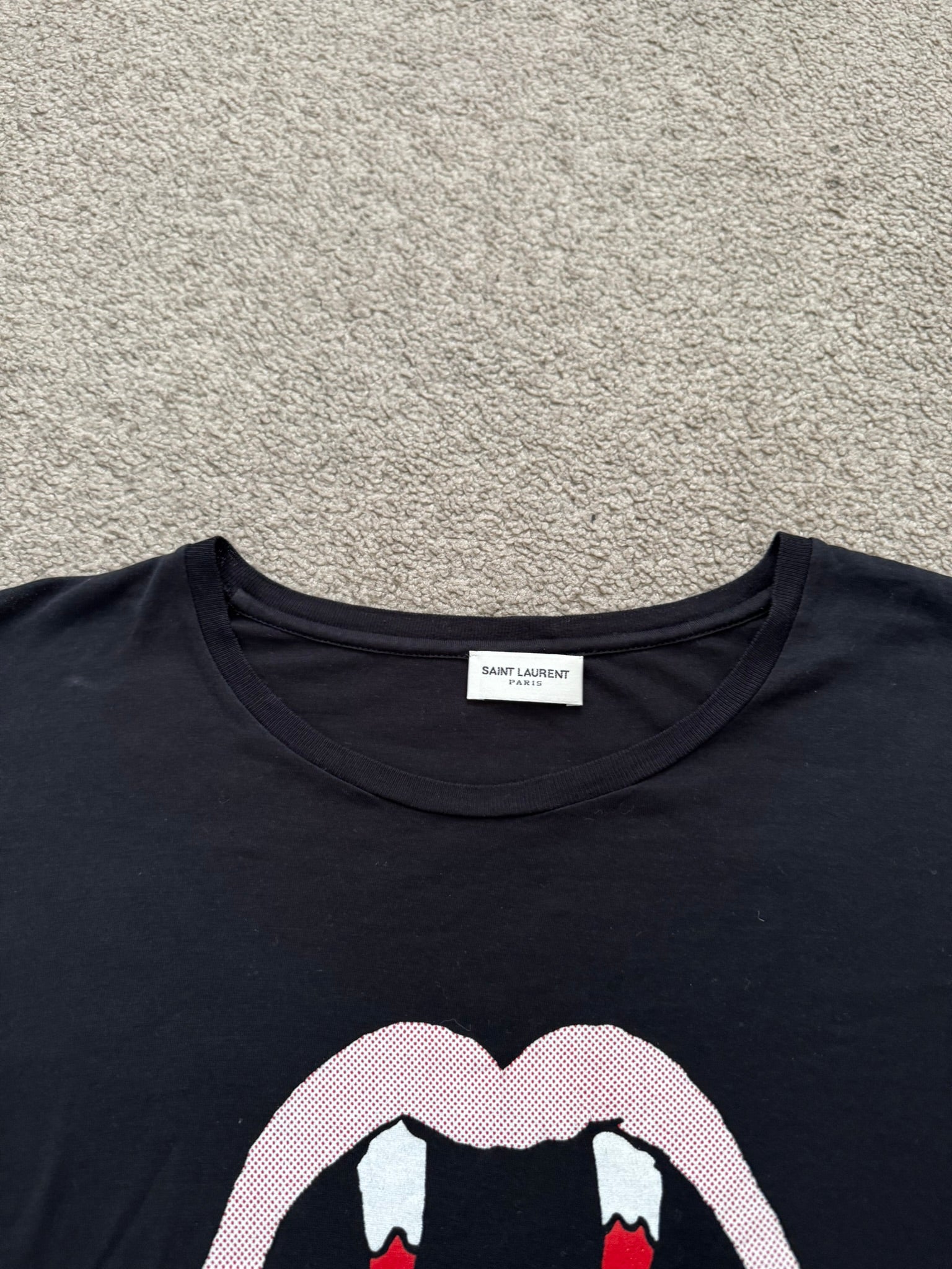 SS15 Saint Laurent by Hedi Slimane Blood Luster T Shirt – shoprokuz
