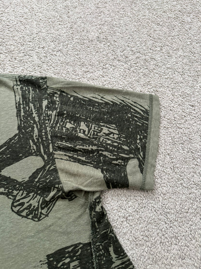 SS03 Undercover "Scab" Drunkard Print T Shirt