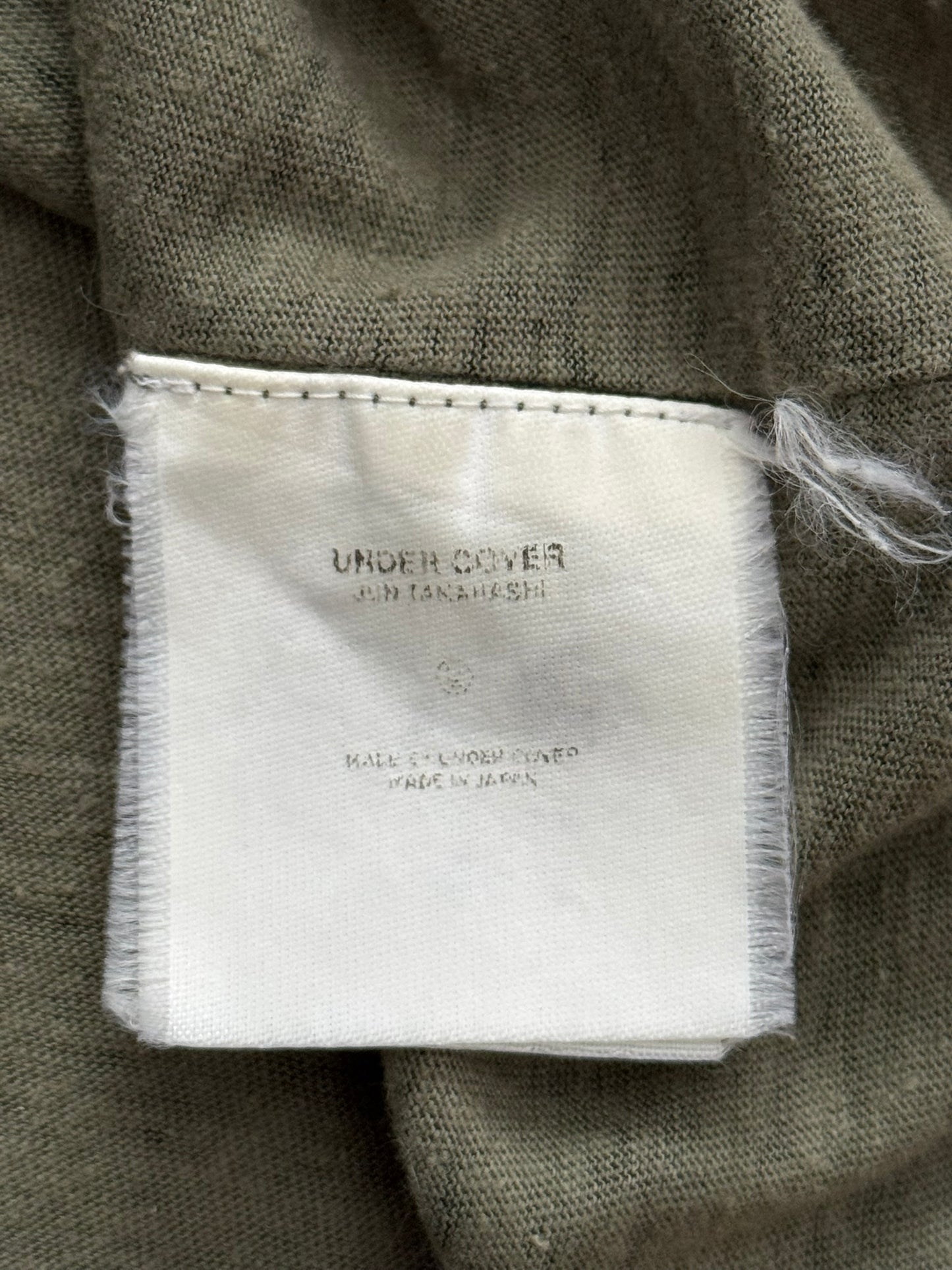 SS03 Undercover "Scab" Drunkard Print T Shirt