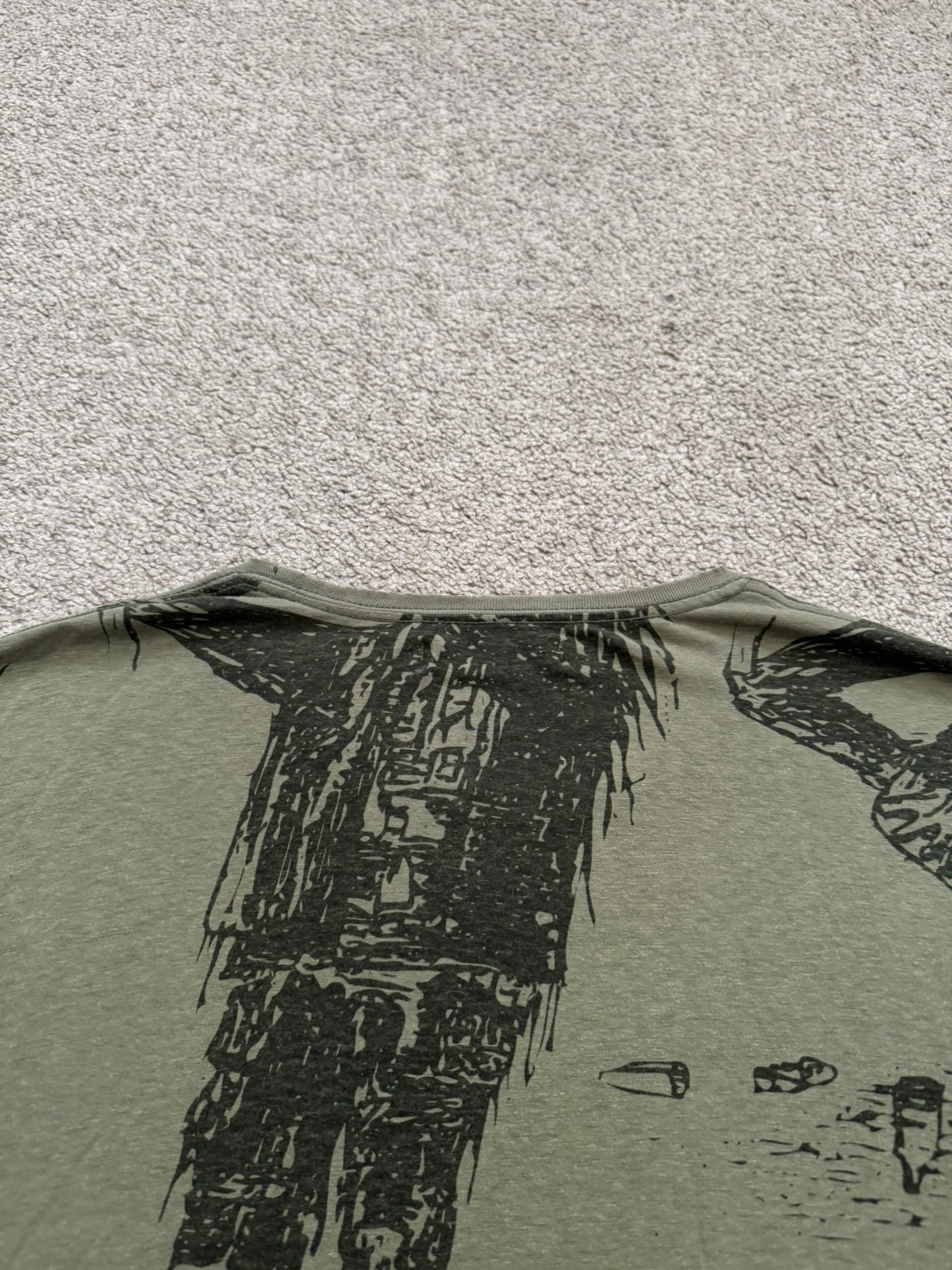 SS03 Undercover "Scab" Drunkard Print T Shirt