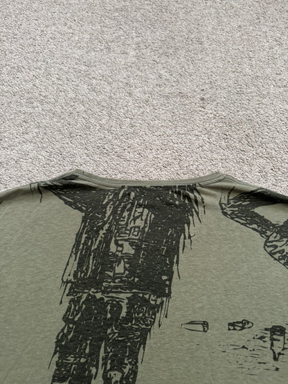 SS03 Undercover "Scab" Drunkard Print T Shirt
