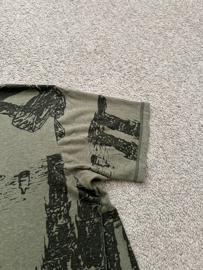 SS03 Undercover "Scab" Drunkard Print T Shirt