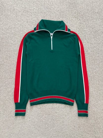 AW05 Dior Homme by Hedi Slimane Wool Quarter Zip Sweater