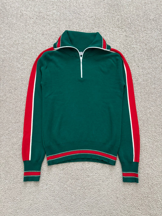 AW05 Dior Homme by Hedi Slimane Wool Quarter Zip Sweater