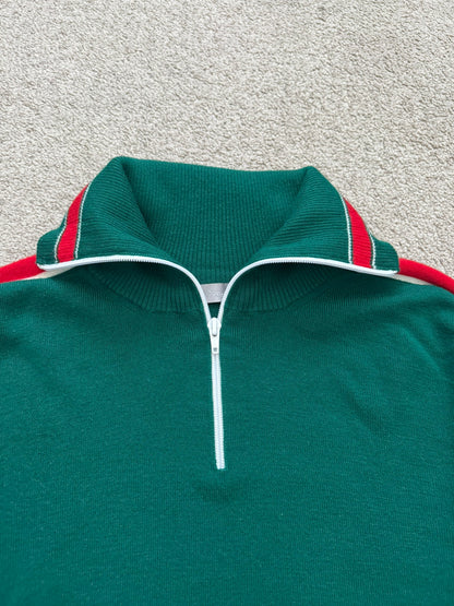 AW05 Dior Homme by Hedi Slimane Wool Quarter Zip Sweater
