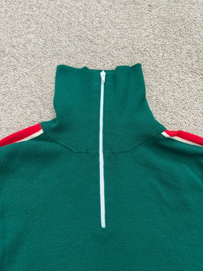 AW05 Dior Homme by Hedi Slimane Wool Quarter Zip Sweater