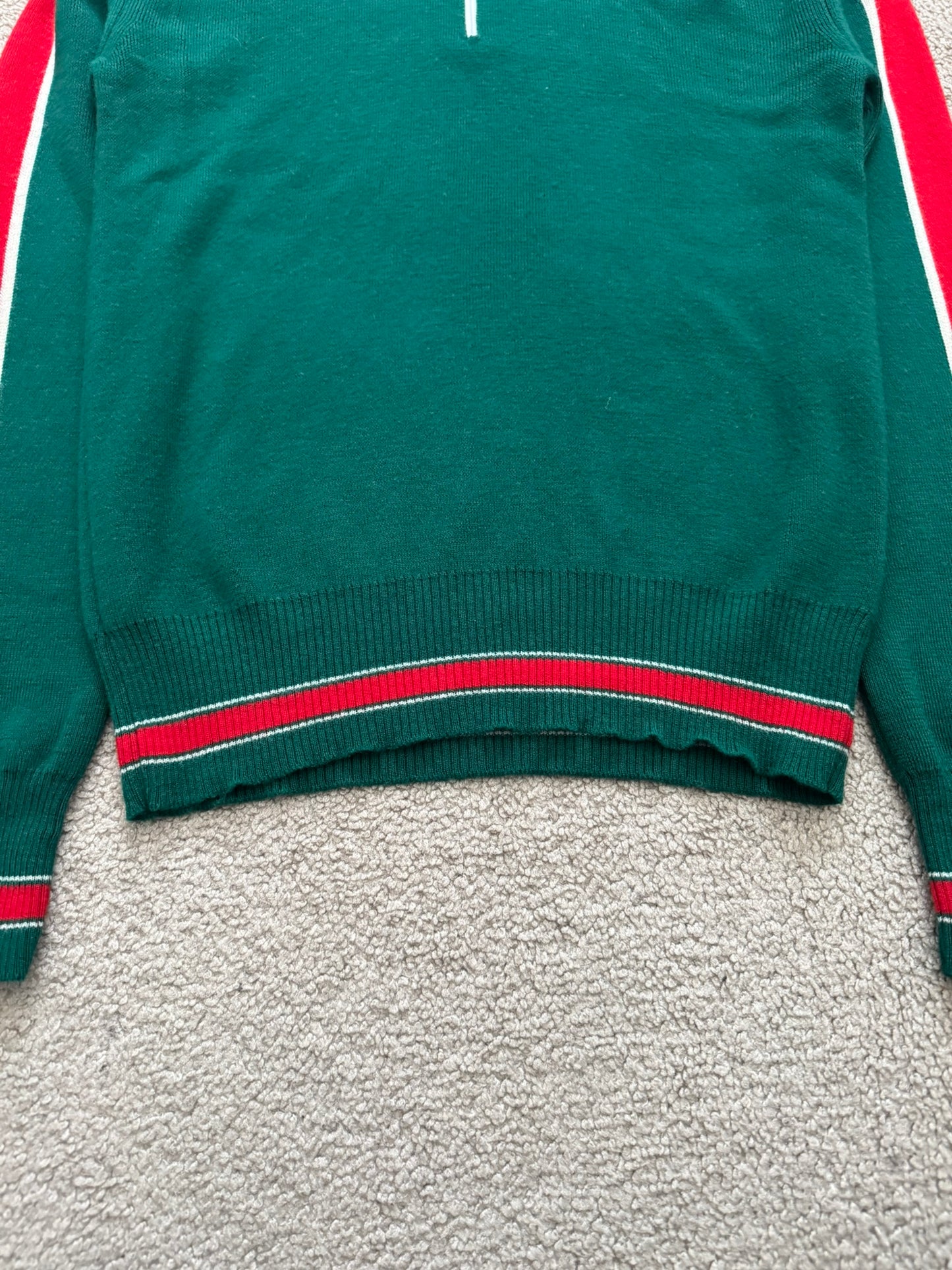 AW05 Dior Homme by Hedi Slimane Wool Quarter Zip Sweater